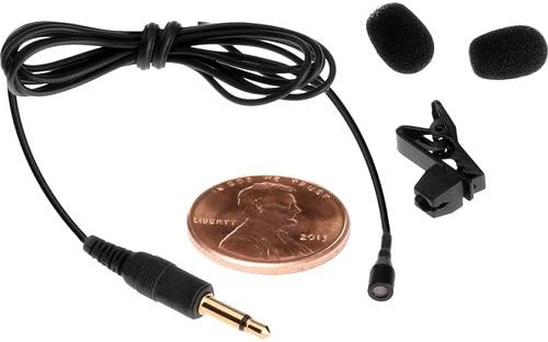 PL-4 Omnidirectional Lavalier Microphone with 1/8"" (3.5 mm) Connector