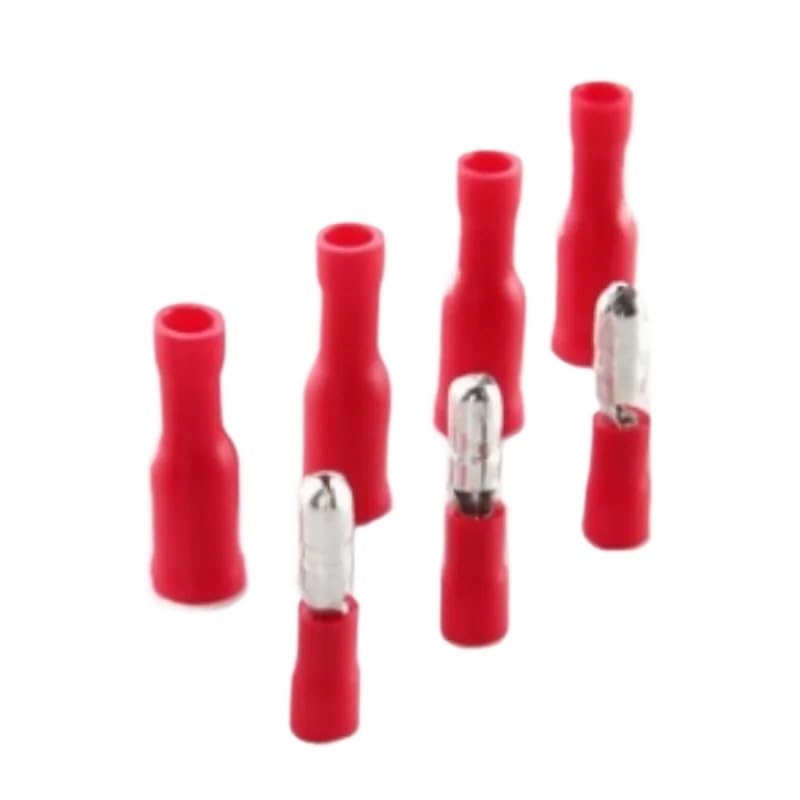 50 terminali a crimpare con connettore isolato maschio-femmina rosso per cavo FRD1.25-156 FRD1-156 MPD1.25-156 MPD1-156