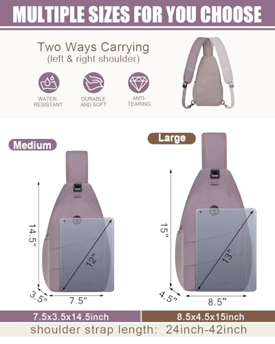 Pritent Convertible Crossbody Sling Bag