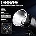 NEEWER S102-400W PRO Strobe Flash Light with 2.4G Trigger, 400Ws GN62 5600K with 30W LED Modeling Lamp Bowens Mount Reflector S1/S2 Mode Silent Fan for Portrait Product Photography, QPRO Supported