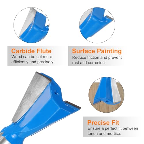 QUARKZMAN 2 Stück Dovetail-Fräser 1-1/8 Durchmesser 1/2 Schaft Wolframkarbid 14 Grad Dovetail-Gelenk-Bohrer für Schubladen- und Schrankverbindungen Feine Holzbearbeitung