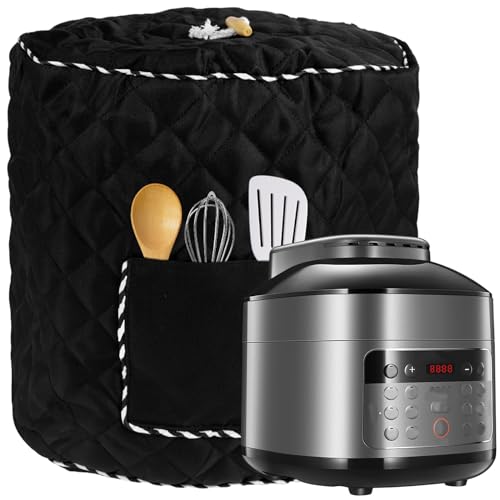 Air Fryer Cover, Dust Cover for 6 Quart Pressure Pot Dust-Proof Air Fryer Cover with Pocket Washable Electric Pressure Cooker Cover Foldable Pressure Pot Protector for Small Electric Appliance