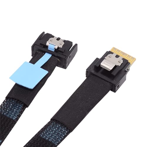 NFHK PCI-E 5.0 Mini Cool Edge IO MCIO PCI-E 4i 38Pin Male to SFF-8654 Slimline 4X Extender Cable 50cm