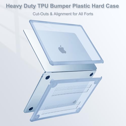 MOSISO Compatible with MacBook Air 15 inch M5 M4 M3 M2, Sky Blue by MOSISO - Image 4