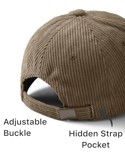 Image of WESTEND Corduroy Baseball Cap for Men and Women - Cool Weather Hats