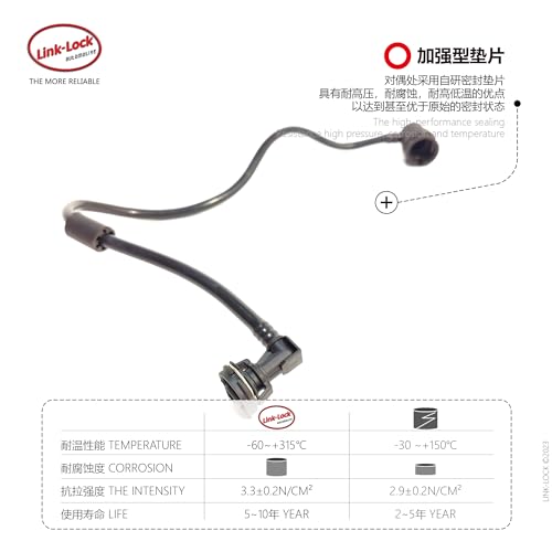 Image of LINK-LOCK Coolant Pipe Water Tank to Secondary Kettle Water Pipe A2055017601 for Mercedes-Benz C200 c260 w205