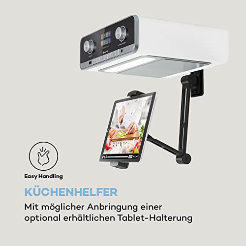 auna Connect Soundchef MKII Küchen-Unterbauradio, Bluetooth Freisprech-Einrichtung, Ambientelicht, 2,4" TFT-Farbdisplay, WiFi, Spotify Connect, DAB+/UKW/Internetradio, AUX-In, Fernbedienung, weiß – Bild 3