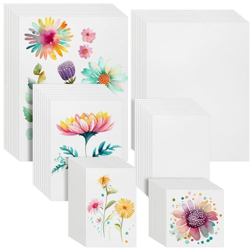 Papel de acuarela para pintura artística y dibujo profesional Dunzoom 100 hojas