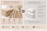 ROXANN INTERIORS 100 percent organic cotton quilt with organic shell and fill, photo 6
