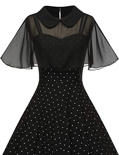 Image of GownTown Women's 1950s Cloak Two-Piece Cocktail Dress