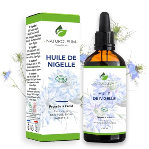 HUILE DE NIGELLE 100% BIO, Pure et Naturelle,...