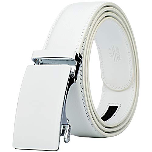 Image of Lavemi Men's Real Leather Ratchet Dress Belt with Automatic Buckle,Elegant Gift Box