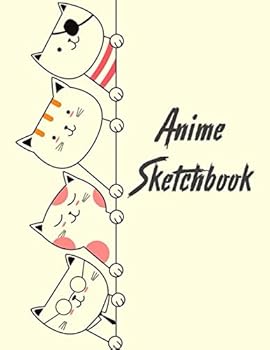 Anime Sketchbook : 100 Blank Pages, 8. 5 X 11, Sketch Pad for Drawing Anime Manga Comics