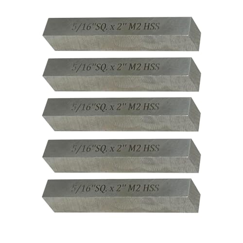 Pack de 5 puntas de herramienta HSS M2 5/16" x 2" para fresas miniatura 1