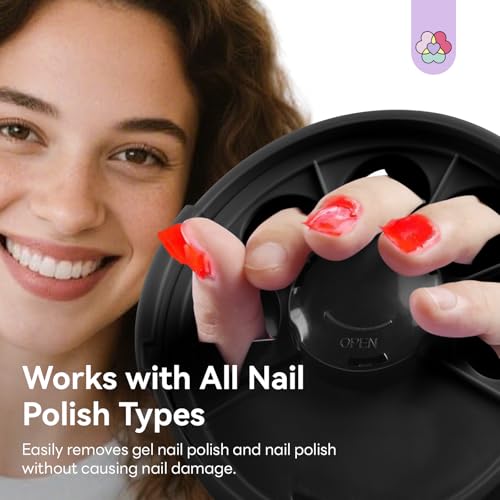 Image of Saviland Essentials Nail Polish Remover Machine: Nail Soaking Bowl & Acetone Nail Polish Remover Gel Nail Remover Machine with Nail Soak off Bowl Soaker Tech Acrylic Nail Remover Steam Salon Home DIY