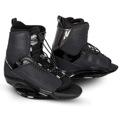 O'Brien Infuse Wakeboard Bindings Mens Sz 8-10 Black/White