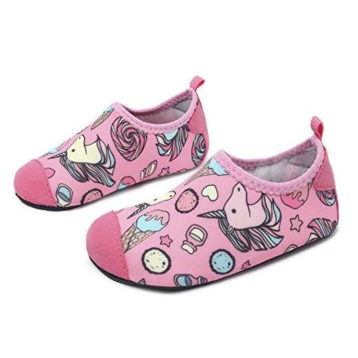JOINFREE Deportes acuáticos Unisex-Niños Zapatos (Caramelo Unicornio,24-25)