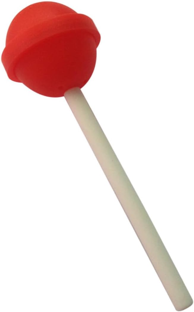 Red Loose Leaf Tea Straining Silicone Lollipop Tea Infuser
