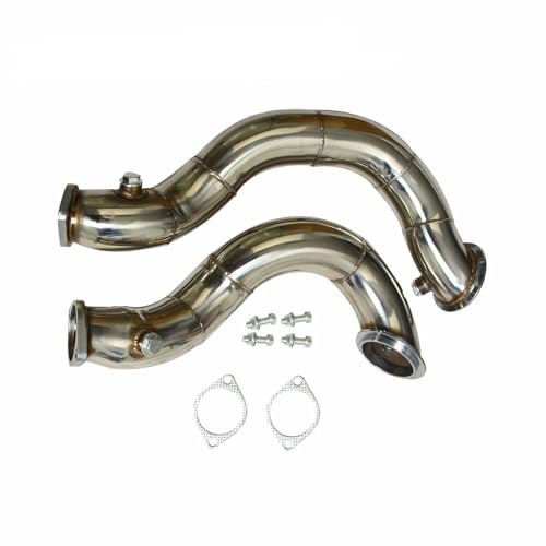 Downpipe N54B30 para escape de alto rendimiento en BMW 135i y 335i E92 4