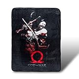 Kratos and Son God of War Fleece Blanket | 45 x 60 Inches