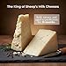 Alma Gourmet Pecorino Romano D.O.P. – Gambero Rosso Award-Winning Imported Italian Hard Sheep’s Milk Cheese Block – Aged 18 Months – Black Rind – Approx. 4.5 to 5 lb – Perfect for Grating & Shaving – Product of Italy (Lazio)
