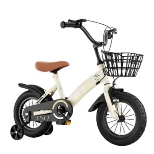 AOPIPI 子供用自転車、かわいいベビーウォーカー、補助輪付き、滑り止めと耐摩耗性、ダブルブレーキ、感覚発達を促進し、子供のバランストレーニングに適しています、フロントバスケット付き、組み立てが簡単、男の子と女の子へのプレゼントに最適、入学式、誕生日に適