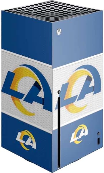 Skinit Decal Gaming Skin Compatible with Xbox Series X Console - Officially Licensed NFL Los Angeles Rams Team Jersey Design