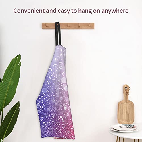 Uniond Glitter Sequin Spot Printed Waterproof Cooking Apron Adjustable Neck Chef Apron Suitable For Bbq Kitchen Coffee Shop #TOP3