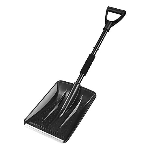 Snow Shovel,Detachable Portable Compact Emergency Snow Shovel for Car,Sturdy Snow Shovel, 3-Piece Collapsible Design, Perfect for Garden, Car Driveway, Truck, SUV, Camping and Outdoor Activities