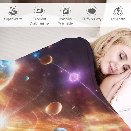 Couverture polaire flannel spatiale thermique et douce - 6