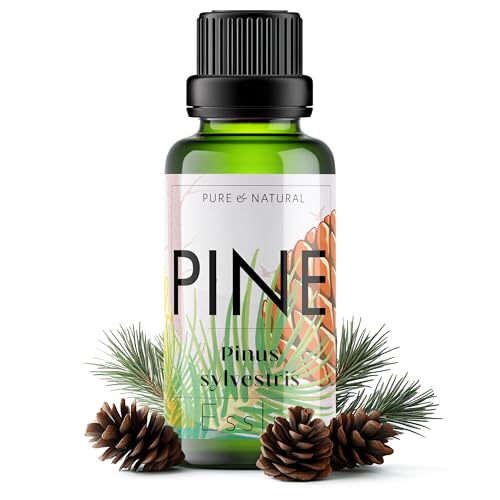 Image of Esslux Pine Essential Oil, ESSLUX Aromatherapy Oils for Diffuser, Massage, Soap, Candle Making, Perfume - 90 ML