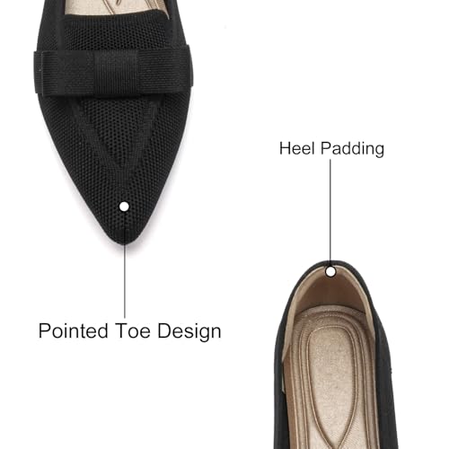 Flats for Women Pointed Toe Ballet Flats Shoes Mesh Breathable Comfortable Dressy Casual Slip On Ballerina Walking Flats2
