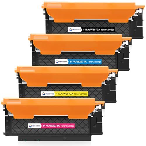 Pack 4 Toners 117A W2070A pour HP Color Laser MFP 179fnw 178nw 150nw