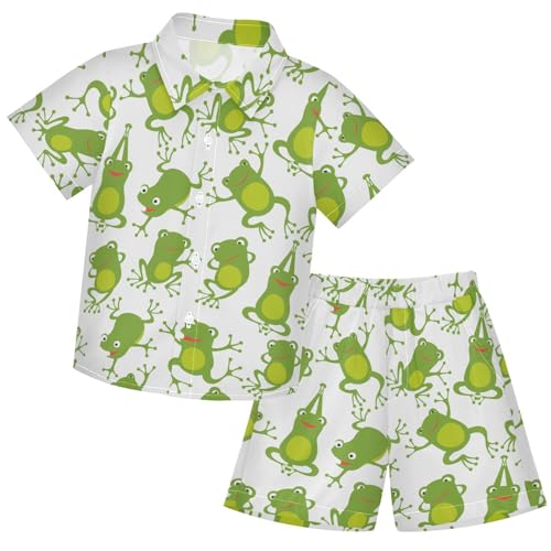 Image of visesunny Boys 2 Pieces T-shirts and Shorts Floral Tops & Shorts Summer Outfits 3-10 Years Clothes