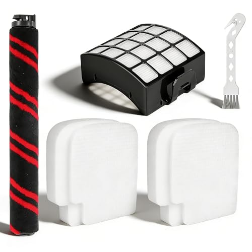 Image of AZ3000UKT Filters Replacement for Shark Stratos Upright Vacuum Cleaner AZ3000UK: 1 Soft Roller, 1 HEPA Filter, 2 Pre-Motor Foam and Felt, Compatible with Shark Stratos Upright Pet Pro XL Vacuum