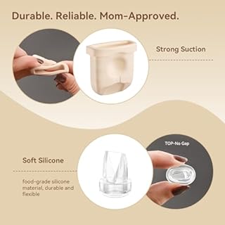 TOVVILD 12PCS Duckbill Valves Silicone Diaphragms Compatible with eufy E10/E20/S1/S1 Pro Replacement Parts, Wearable Breast Pump Accessories