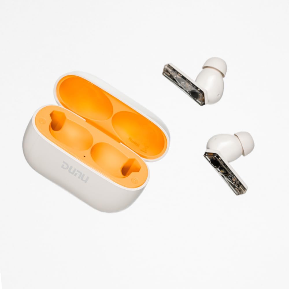 Fanmusic DUNU DTW 300 True Wireless Noise Cancellation Headphone TWS Bluetooth 5.4 50dB Wideband Active for Commuting, Working or Studying (Gray)