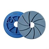 Honseadek 12,7 cm Schneckenschleifscheiben für Betonboden zum Kantenschleifen und Polieren, 125 mm mit 25 mm Loch, Körnung 50–3000 für Marmor-Granit, Verwendung (Körnung 800)