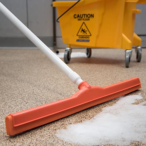 Image of SPARTA 24 inch Double Foam Floor Squeegee Head, Orange (Pack of 6)