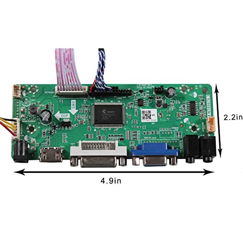 Image of VSDISPLAY DVI VGA Controller Board Work for 14.9'' 1280x390 LTA149B780F LCD