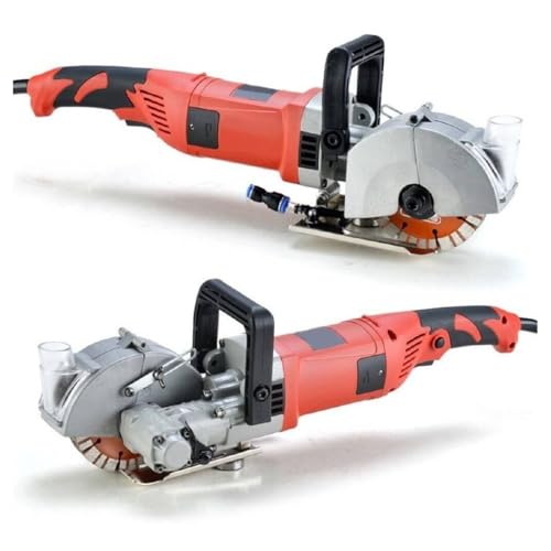 OISE ART STORE Trade Shop - Tracciatrice Scanalatrice A Disco 5 Dischi Scanalatore Muro 2800w Pompa Acqua