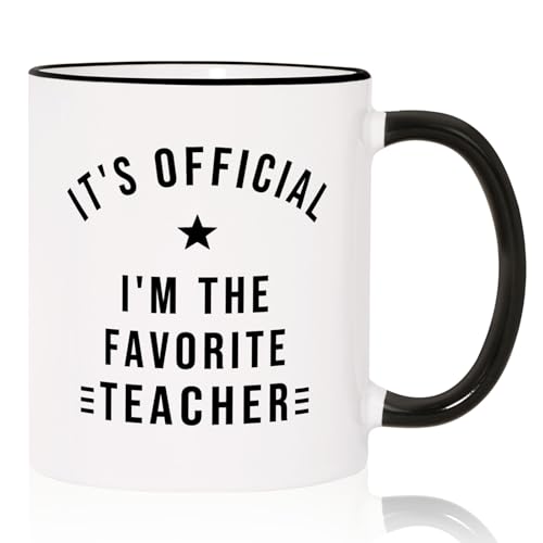 Aurahouse Teacher Appreciation Gifts, Favorite Teachers Mug, Funny End...