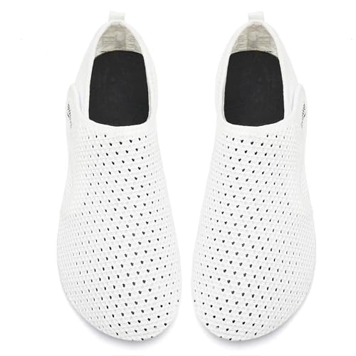 WateLves Water Shoes for Women Men Swim Beach Aqua Socks Quick Dry Barefoot House Slippers Travel Shoes with Adjustable Magic Tape for Pool Diving Boating Yoga Surf4