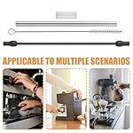 Stainless Steel Milk Tube with Cleaning Brush Accessory Set,Coffee Machine Milk Hose, Replacement Parts, Coffee Machine Frother Accessories - Image 6