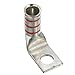 Panduit LCAF2/0-38F-X Flex Conductor Lug, One Hole, Standard Barrel With Window, Flared NEBS, 90 Degree Angle, 2/0 AWG Class K/M Conductor Size, 2/0 AWG Diesel Locomotive Size, 3/8" Stud Hole Size, Orange, 1-7/16" Wire Strip Length, 0.13" Tongue Thickness, 0.96" Tongue Width, 1.35" Neck Length, 1.77" Overall Length