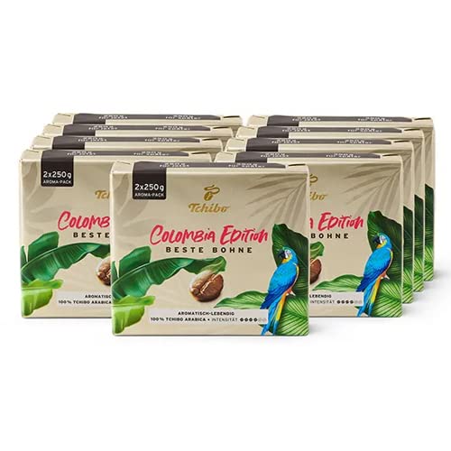 Tchibo - Mejor grano Colombia Edition molido - 9 x 500 g (2 x 250 g)
