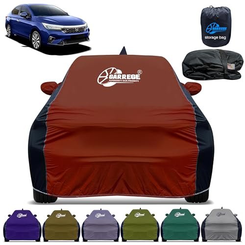 Image of Car Cover for Honda City All-Weather & Scratch Protection with Mirror & Antenna Pockets | Washable Fabric | Custom Fit | Premium Multicolor | We Send Any One Color from Showing Image
