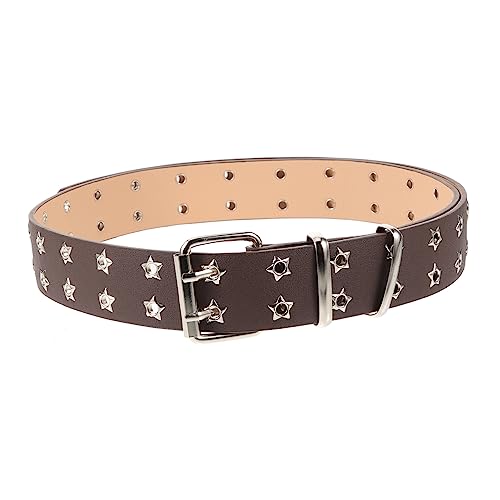 Punk Waist Belt for Men Stylish Leisure Waistband with Buckle Versatile Accessory for Parties and Casual Wear for