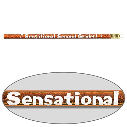 Really-Good-Stuff-Colorful-Grade-Specific-Welcome-Pencils-Pack-of-12-2nd-Grade