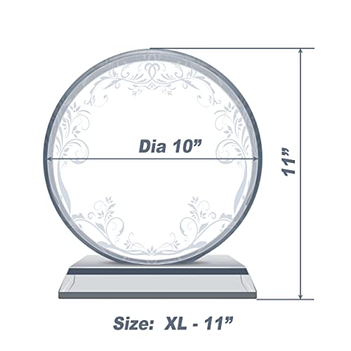 Extra-Thick Xxl-11" Personalized Appreciation Gift Plaque For Outgoing Board Member, Executive Director, Chairman, President, K9 Crystal Ultra Clear Award Customized With Name And Appreciation Message #TOP3